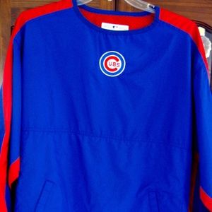 PUMA CHICAGO CUBS PULLOVER WINDBREAKER LARGE